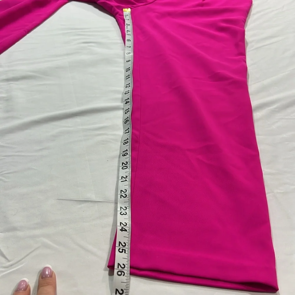 Skies are blue hot pink dress pants size S - Picture 6 of 9